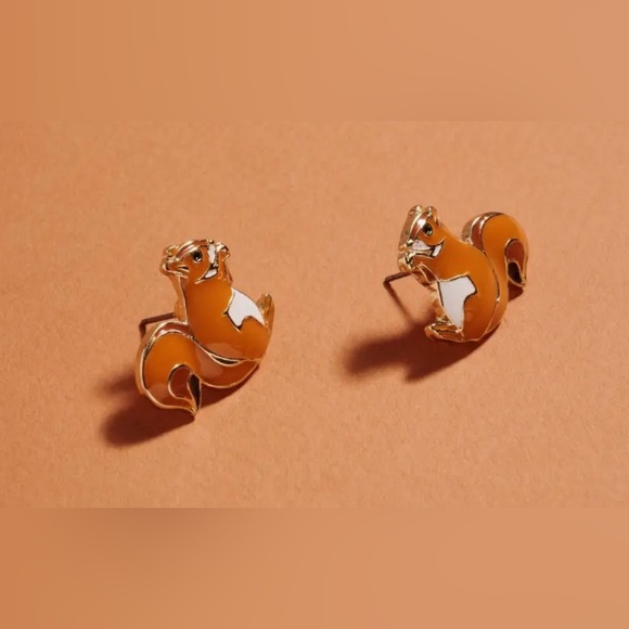 Influence Jewelry - 🆕 🐿️ New York, Squirrel Enamel Stud Earrings 0.75